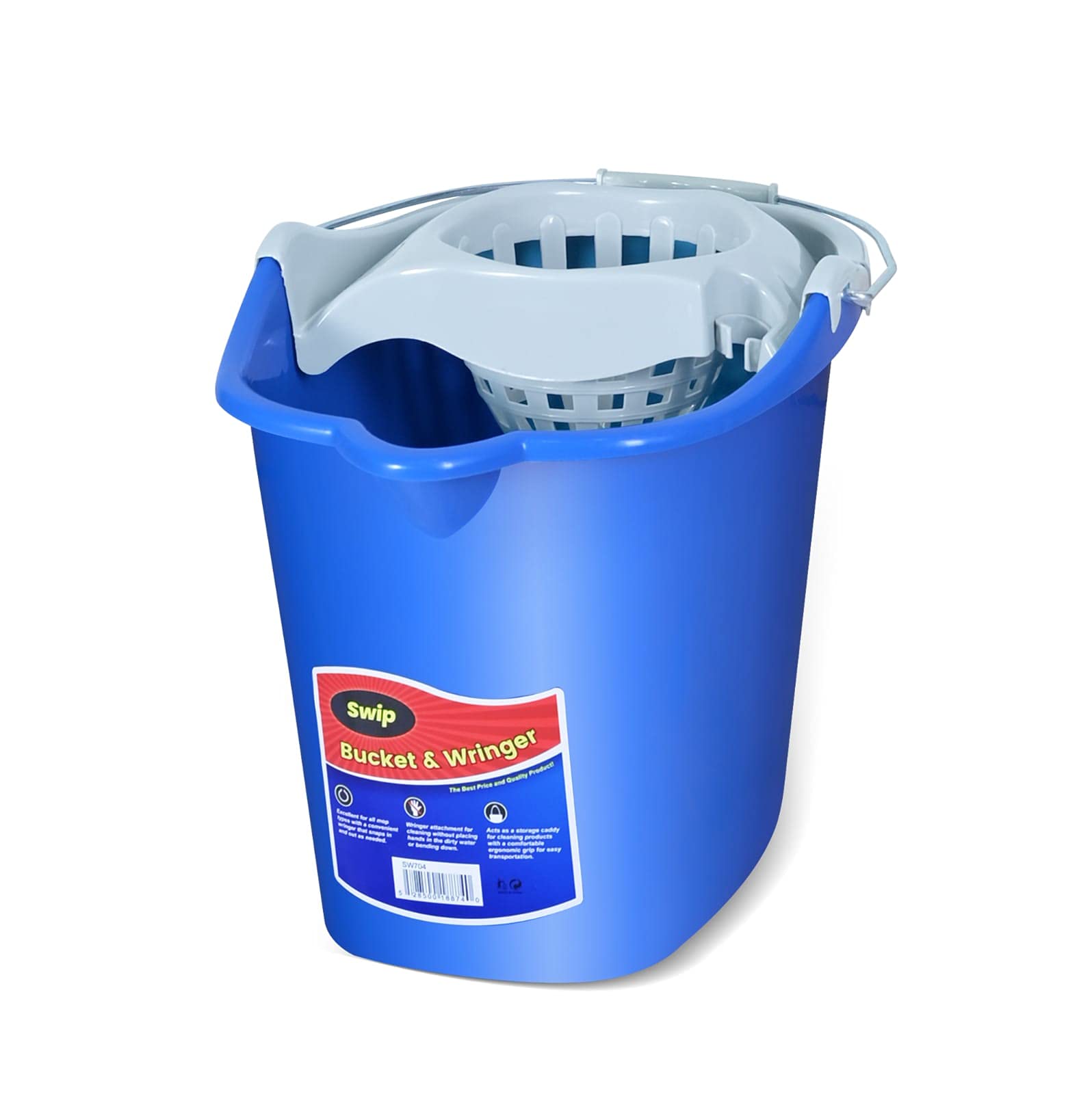 Swip Bucket Wringer 15Ltr, Blue