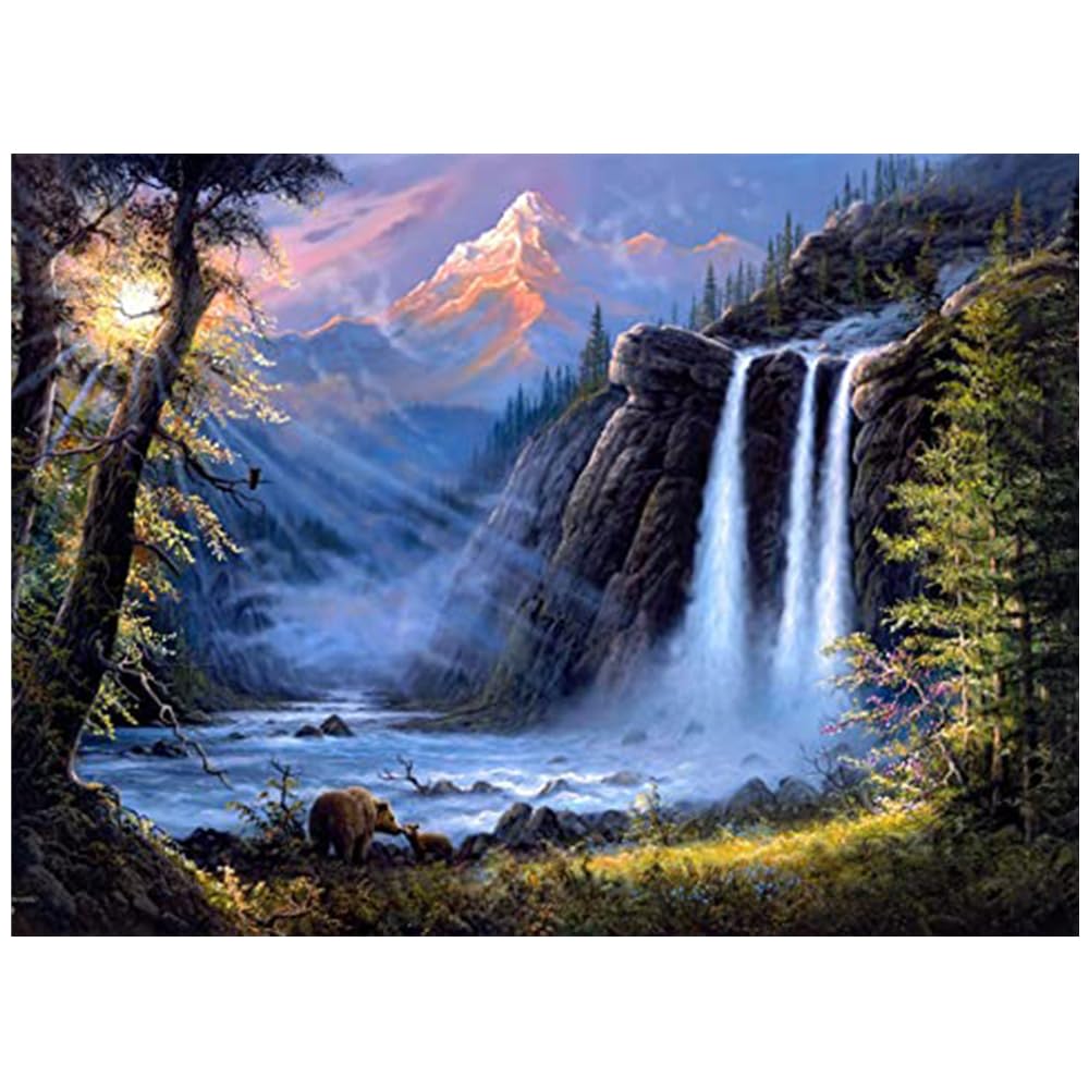 Hiuyavy H Iuyavy Diamond Painting Kits, 5D Landscape Diamond Art Kit, Diy Cross Embroidery Painting Kits, Full Drill Diamond Gem Diamond Painting Kits For Ome Wall Decor