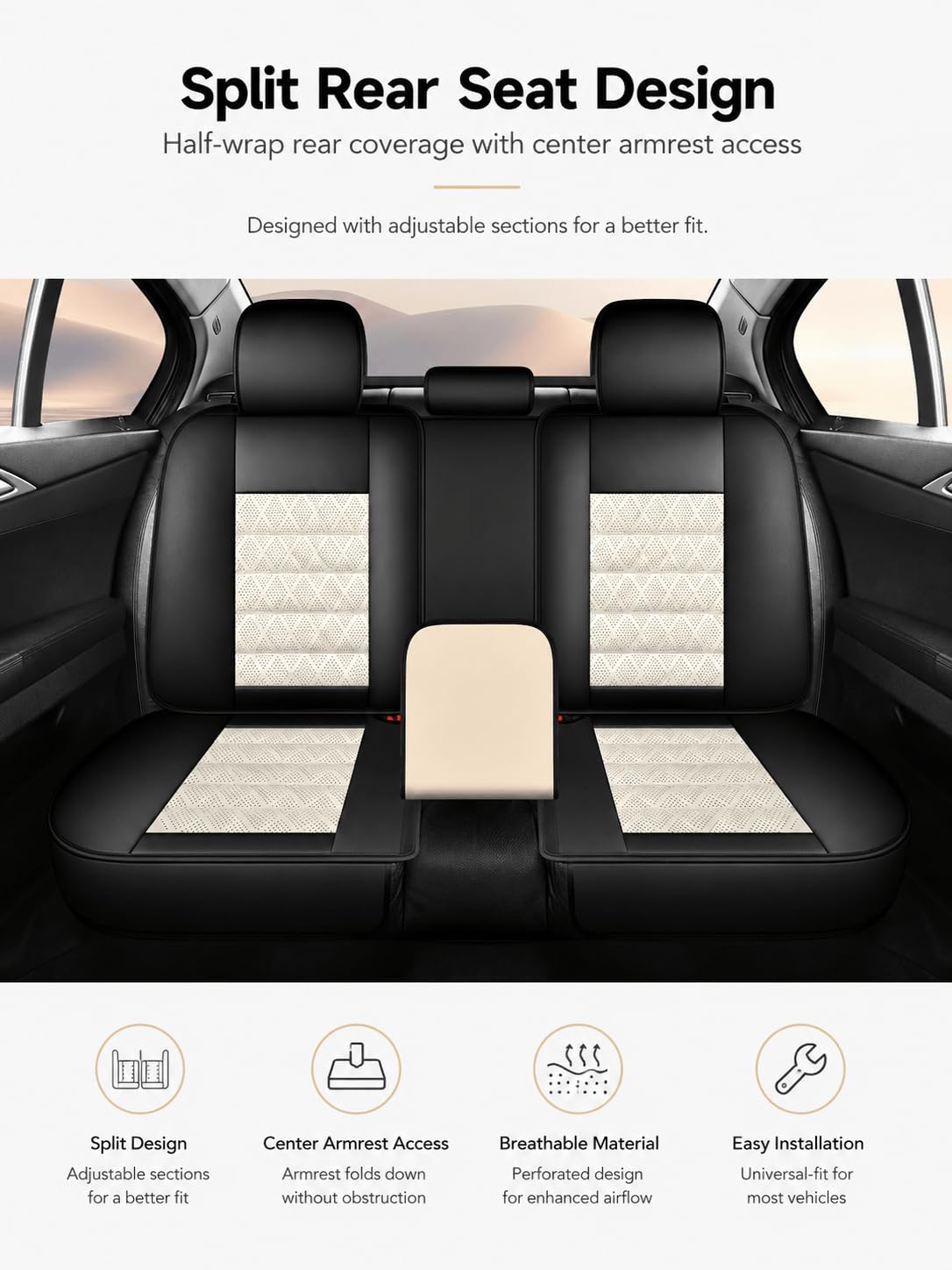 Pokrowce na siedzenia samochodowe, uniwersalne dopasowanie do Chevrolet Nubira, Orlando, Rezzo, Spark, Trax, Trans Sport, zestaw ochronny na siedzenia ze skóry nappa premium