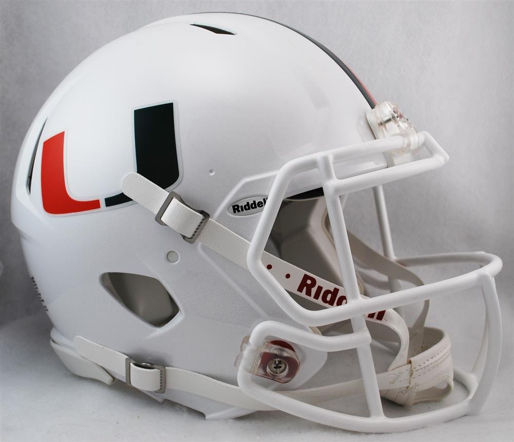 Riddell Miami Hurricanes Revolution Speed Pro Line Helmet