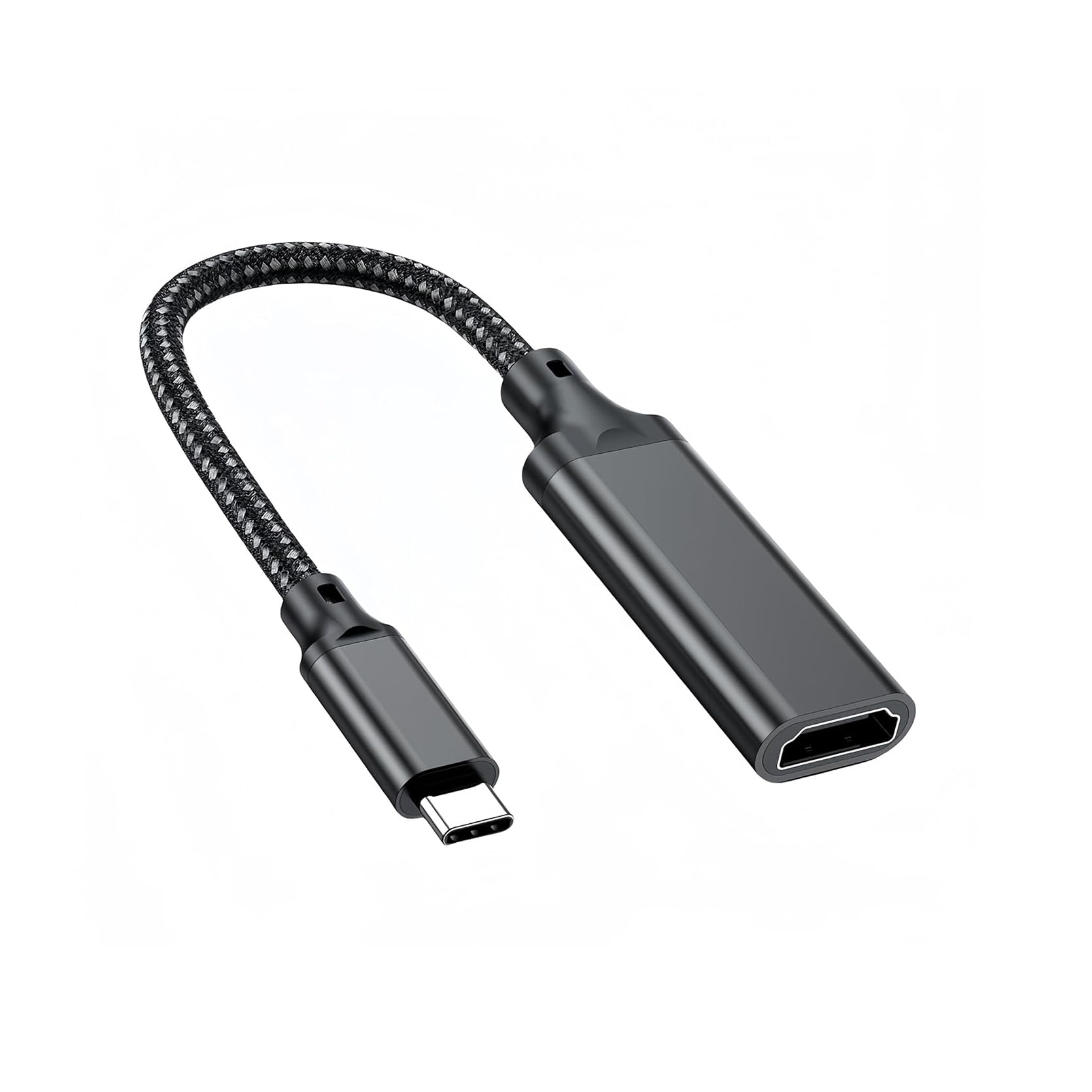 USB C to HDMI Cable, 4K 60Hz, Thunderbolt 3/4 Compatible, for iPhone 15 Pro/Max, MacBook Pro/Air 2023, iPad Pro, Galaxy, NXCTHNL-ZZH-03