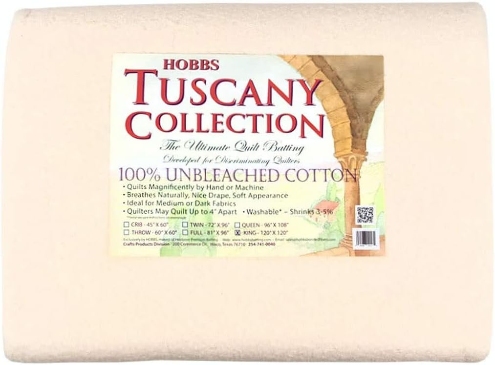 Tuscany Unbleach Cotton Queen 96"x108"