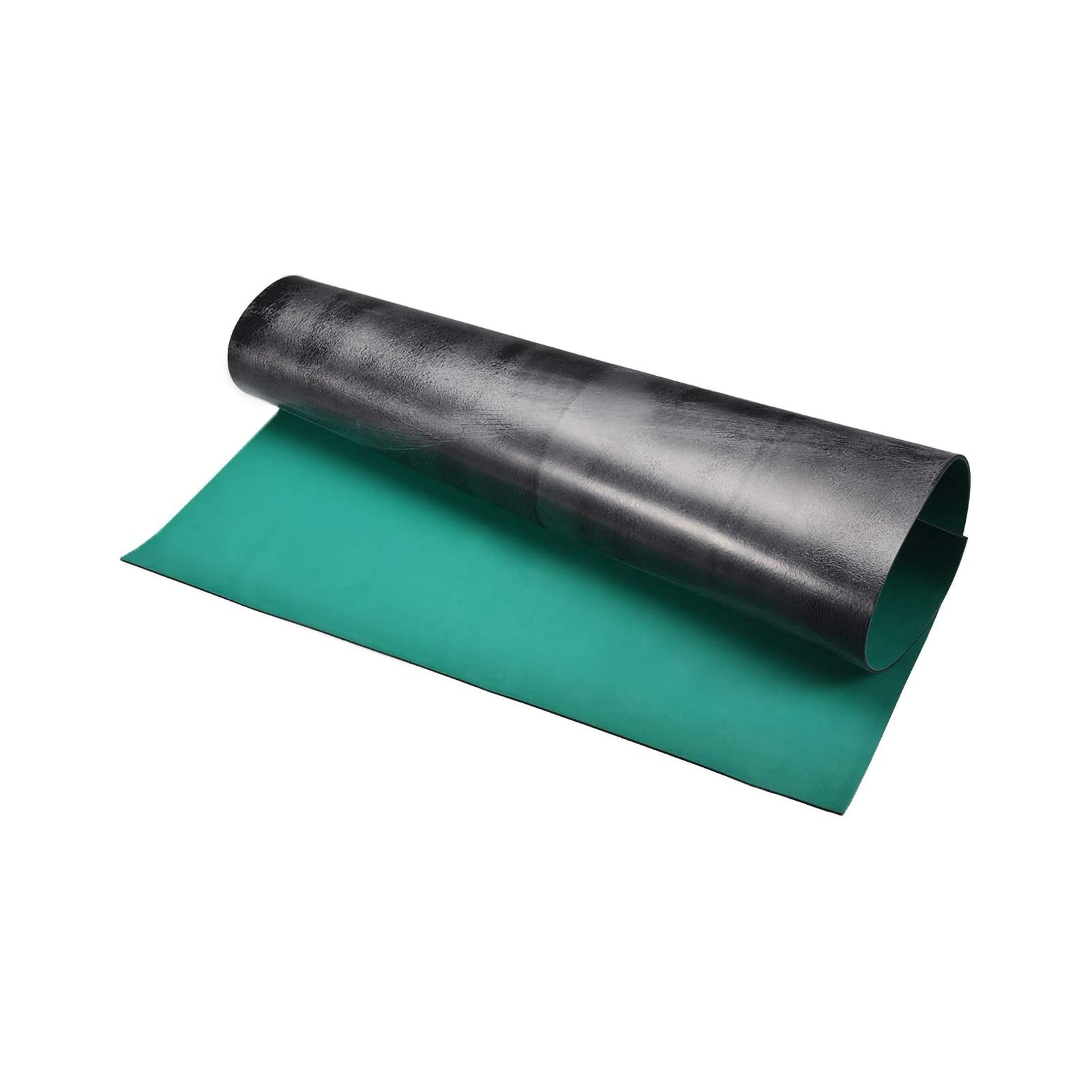 Aioneer Rubber Sheet Anti-Static Workbench Mat Green High Temperature Resistant Repair Bench Laboratory Table Mat-Green-0.5x10m/1.6x32.8ft