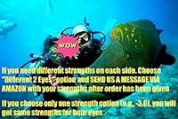 Vista 4 de Gafas de natación miopes Máscara de snorkel, máscara de buceo miope, gafas de natación, equipo de snorkel