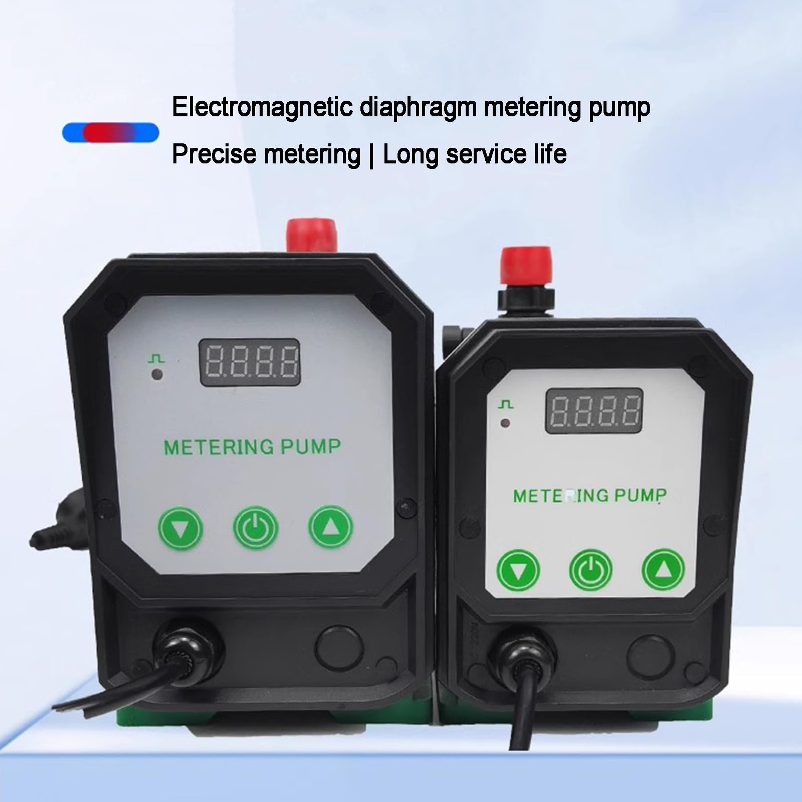 Elektromagnetische Membranpumpen, Labor-Mikrodosierpumpe, Hoher Durchfluss, Mit LCD-Digitalanzeige, Dosierpumpe Für Die Wasseraufbereitung