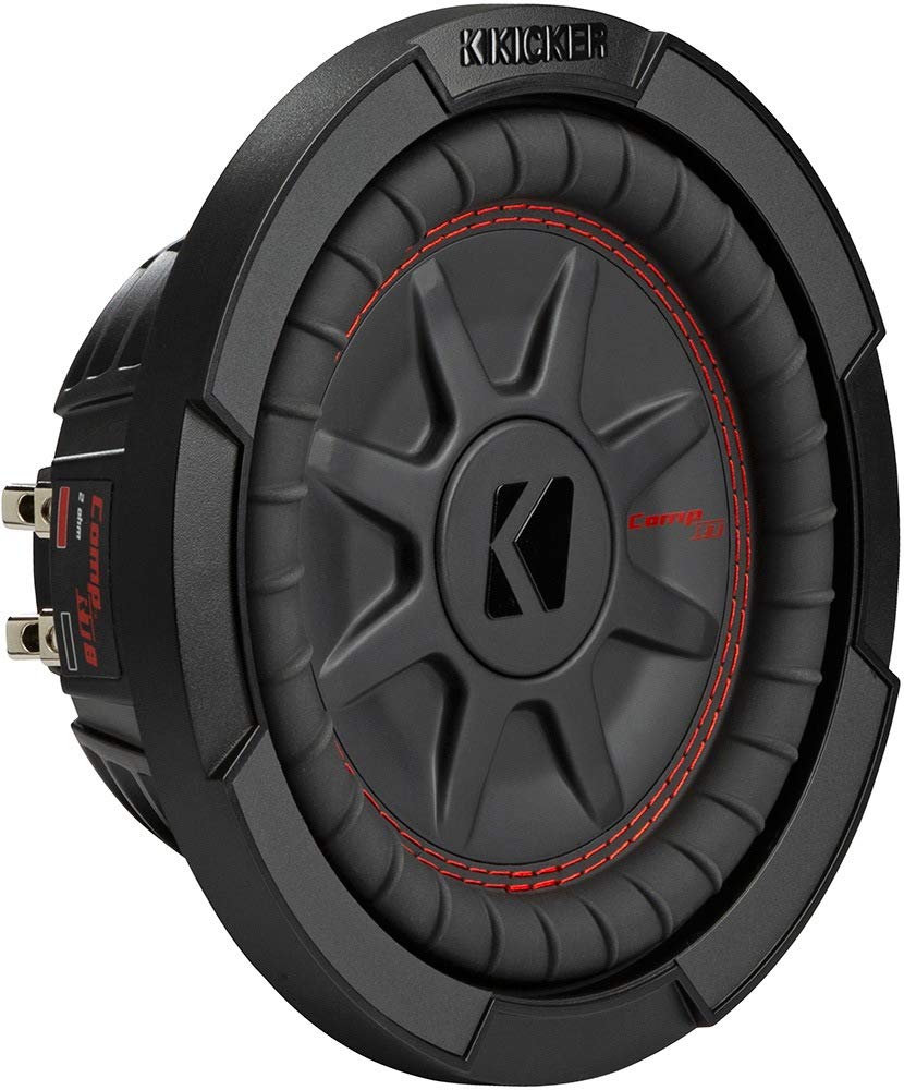 Amazon.co.jp: KICKER 8インチ CompRT サブウーファー DVC 2オーム ABS