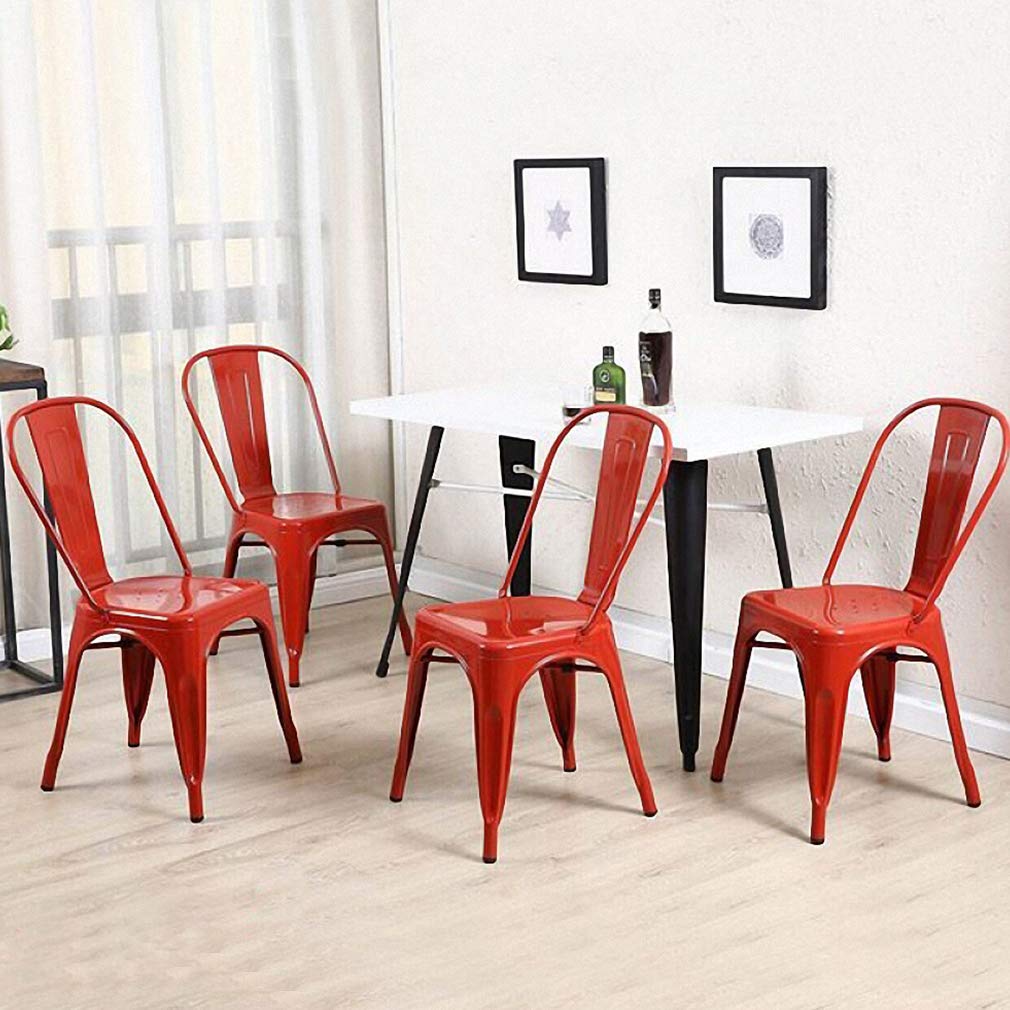 Stackable Dining Chairs FDW Set Of Patio Chair Indoor Outdoor