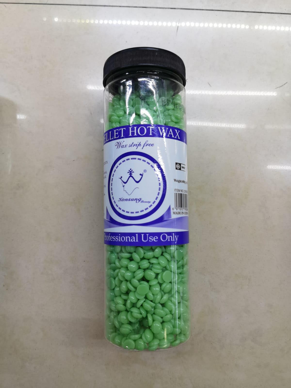 HS Solid Paper-Free Hair Removal Wax Bean Depilatory Hot Wax Machine Special Wax Bean for Body Hair Removal Hot Wax Beeswax 400G(Lavender) (ALOE VERA)