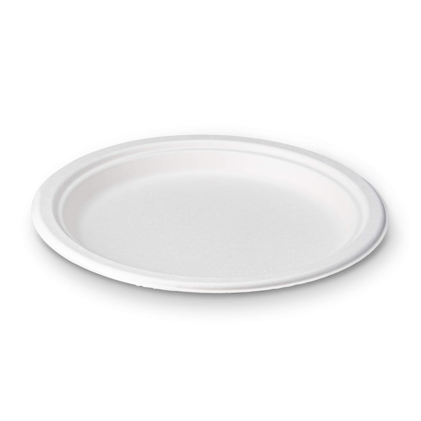 platos de bagazo 100% fibra de caña de azúcar natural, resistente, a prueba de fugas, ecológico, 125 unidades
