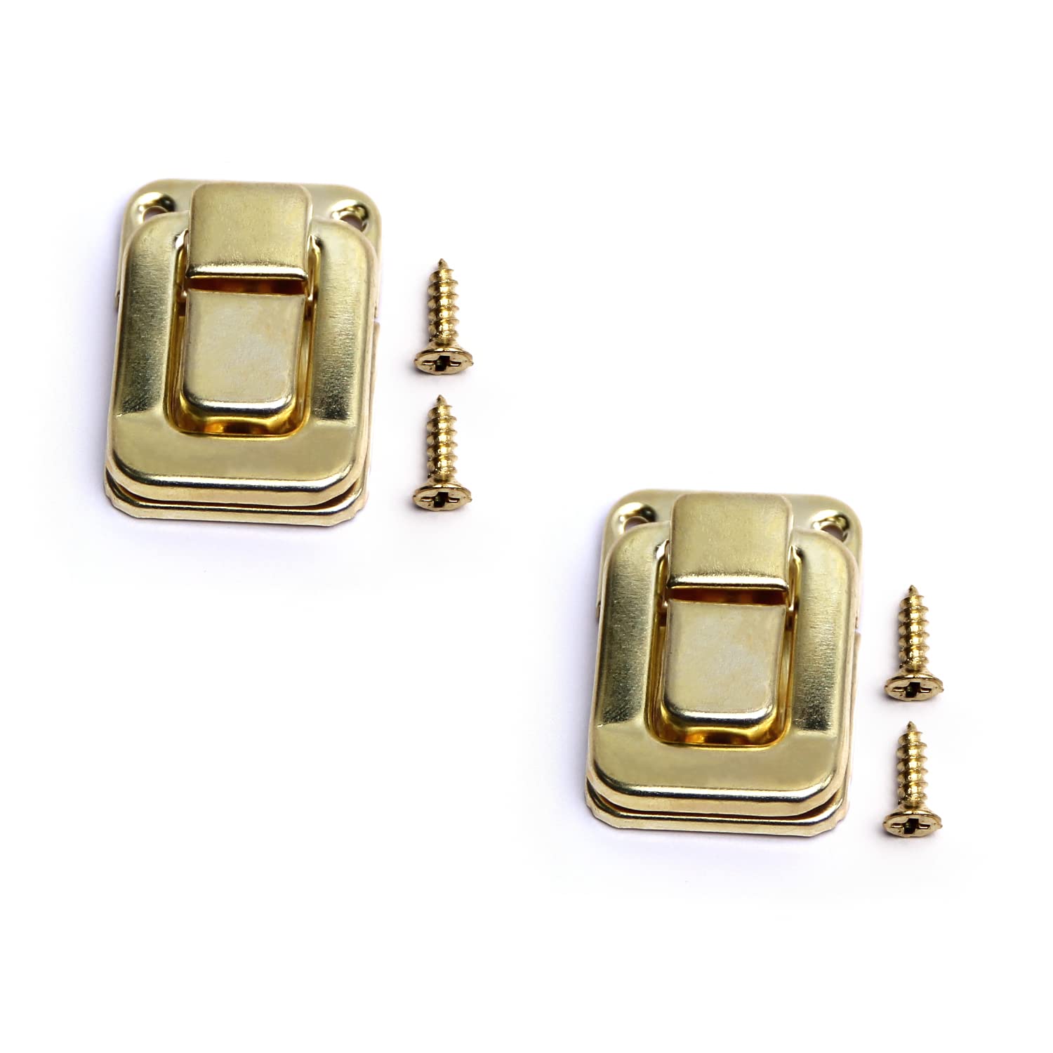 Toggle Catch Lock – 4PCS Silver Hasp Clasps For Suitcase, Chest, Or Trunk (1.89 X 1.26 Inch) - View #5