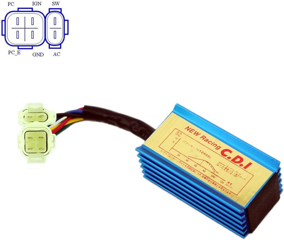 Performance Ignition Coil + CDI + Spark Plug + Red Filter GY6 50cc - 90cc 110cc 125cc 150cc 4-stroke Engine Scooter ATV Go Kart Moped Quad Pit Dirt Racing Bike 139QMB 152QMI 157QMJ