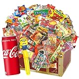 駄菓子詰め合わせお楽しみ40種80点セット!+コカ・コーラ500m×1缶付 お誕生日 イベントやパーティーにもどうぞ。子どもたちがデコって遊べるわくわく駄菓子
