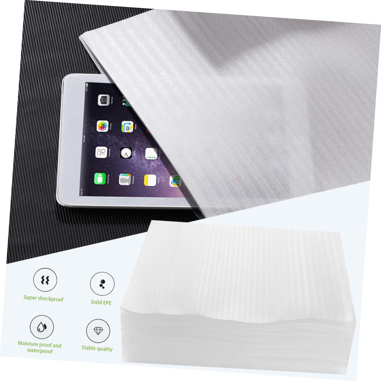 DOITOOL for Shipping 100pcs Epe Coated Pouches Packing Supplies 25x30cm 0.5cm Thick