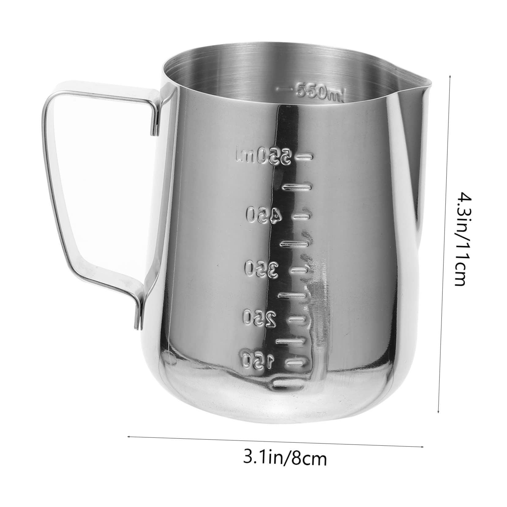 KOCKSHION Melting Pot Candle Making Kit Small Double Boiler for Cheese Butter 14cm Stainless Steel Pot 550ml Measuring Cup for Home Kitchen Hotels Shops Restaurants