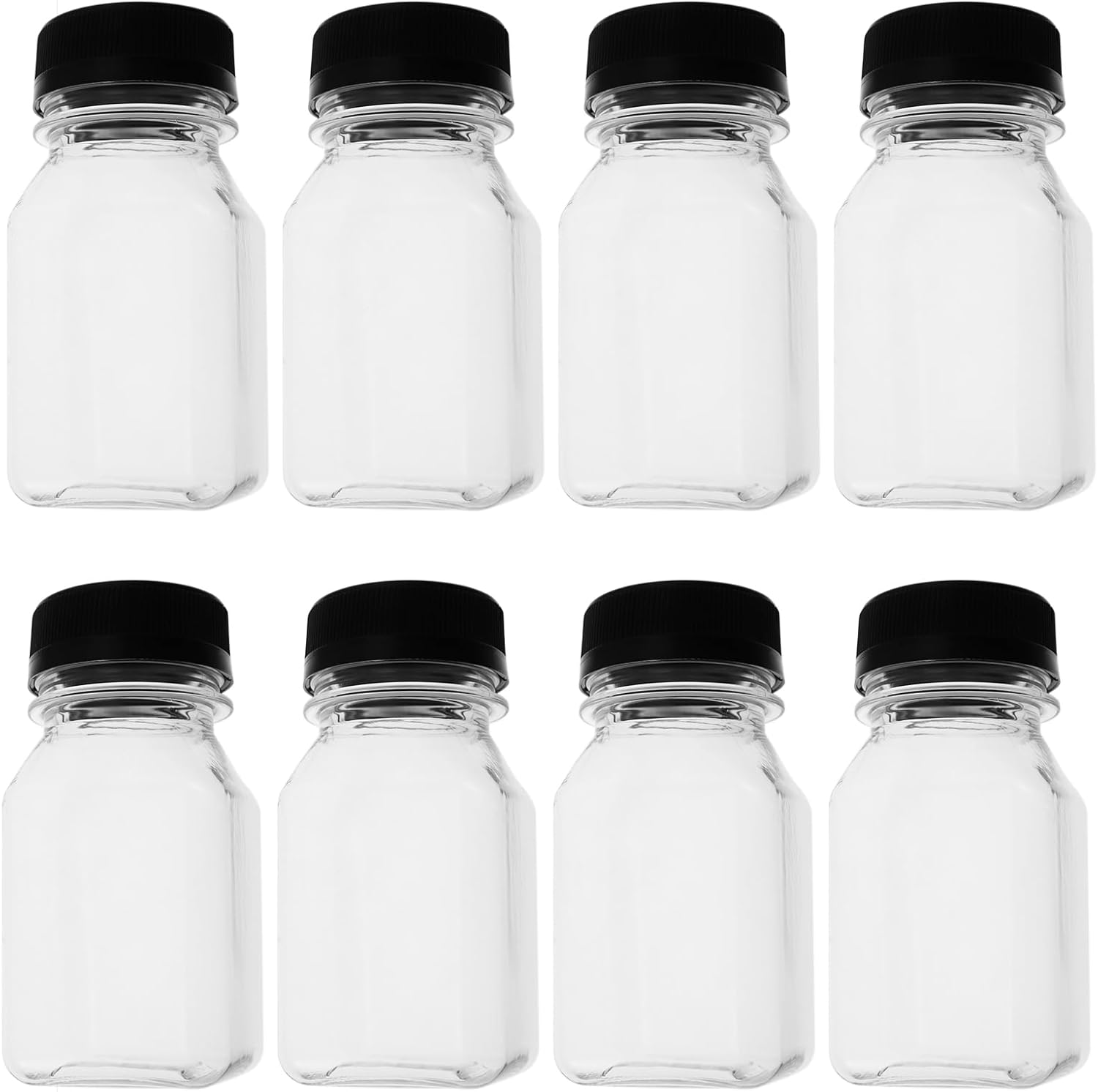 Lind Kitchen 10PCS 4 Ounce 120ml Plastic Juice Bottom Drink