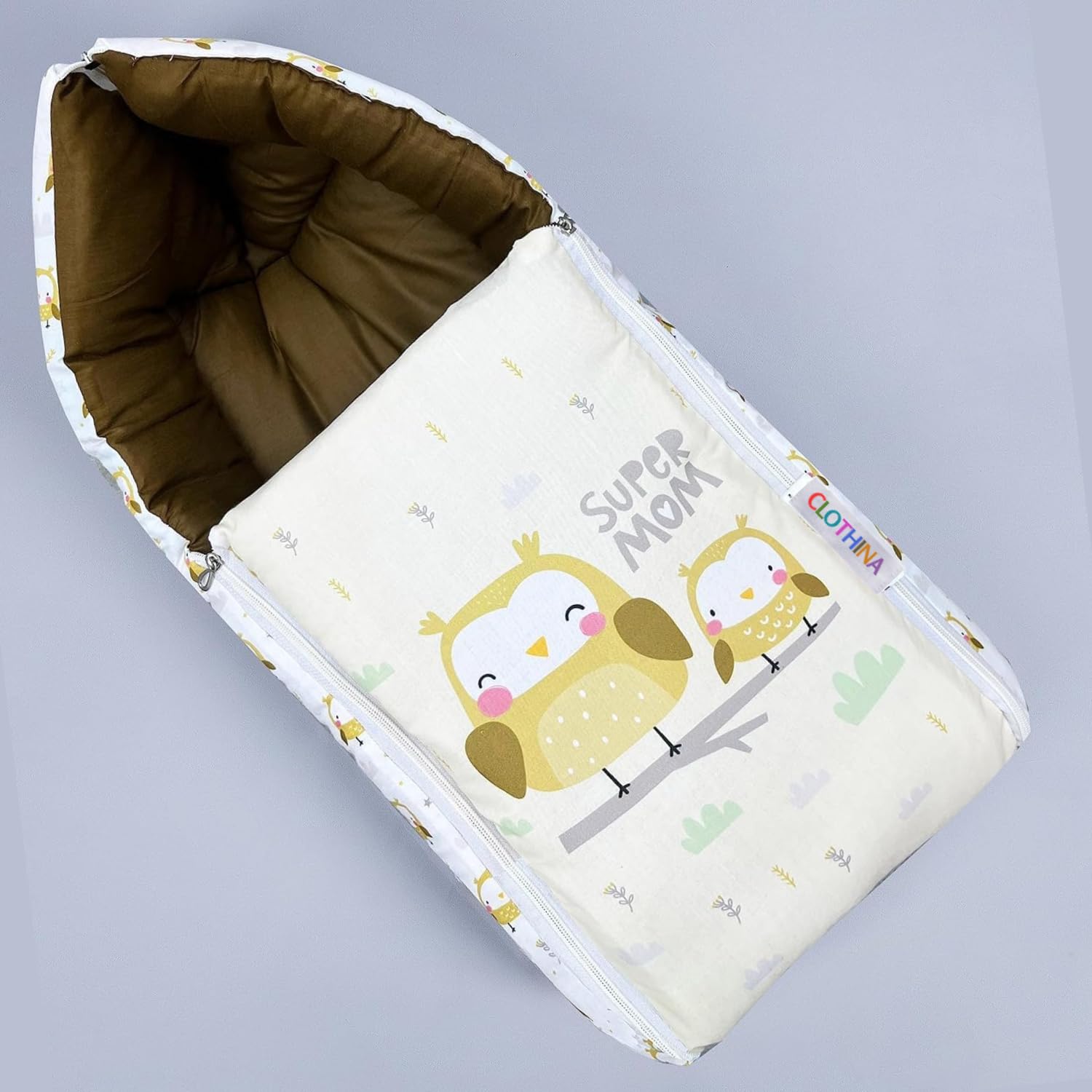 CLOTHINA 3 in 1 Baby Bed, Sleeping Bag & Carry Nest, Cotton Baby Bedding for New Born & Infant, Portable Bassinet, for Baby Carrying & Unisex Baby Sleeping Bed, 0 to 12M (Digital Super Mom Print) (B0CX981FQR) Amazon Price History, Amazon Price Tracker