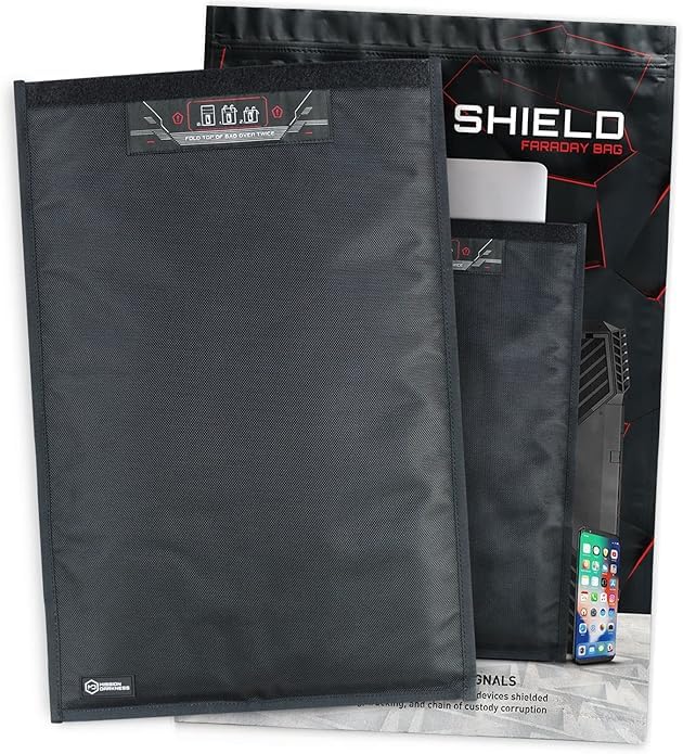 Faraday Bag for Laptops // Device Shielding for Law Enforcement & Military, Executive Privacy, Travel & Data Security, Anti-Hacking & Anti-Spying Assurance