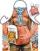 Cerveza vientre – divertido FUN Delantal para la fiesta y mini para la botella