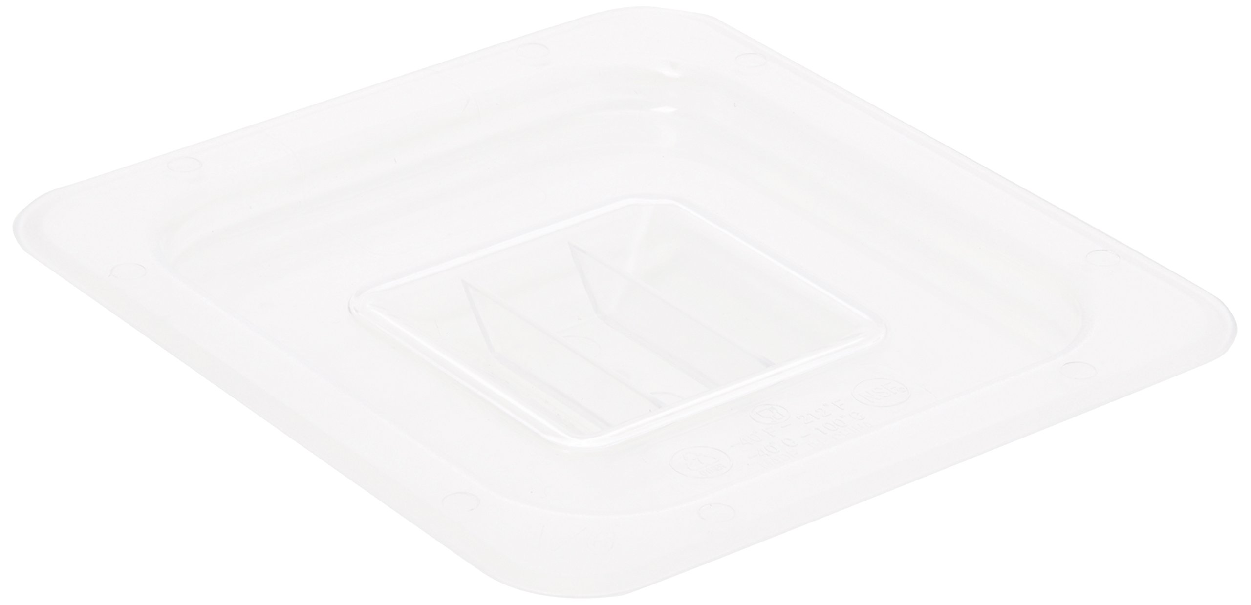 Genware NEV-PC16-LID Lid, 1/6, Polycarbonate, GN, Clear