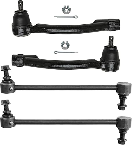 Detroit Axle - Barras estabilizadoras delanteras para Kia Forte Forte5 2014-2018 2015 2016 2017, 2 barras de acoplamiento exteriores, 2 barras de