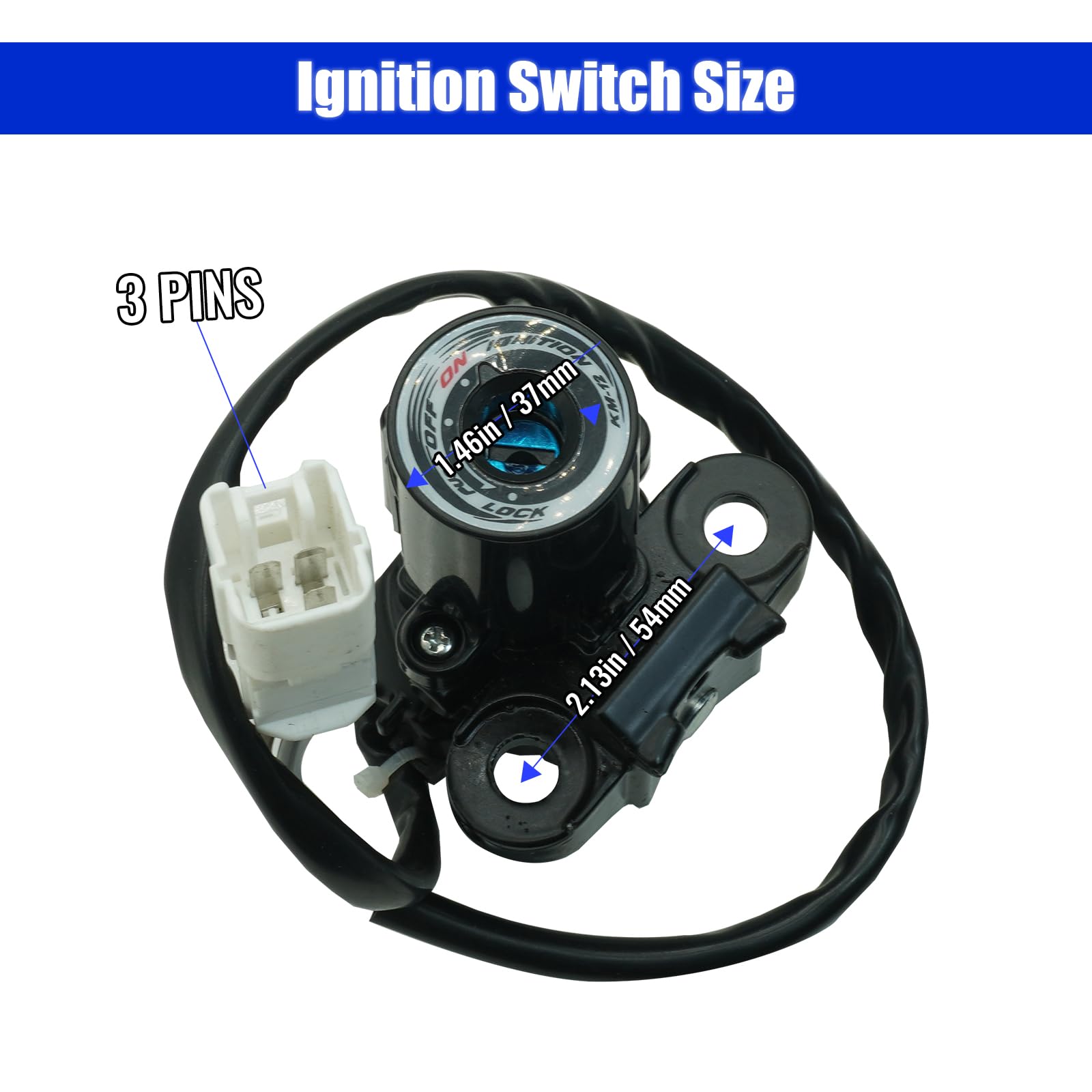Amazon.com: Ignition Switch Key Set Fit for Kawasaki Ninja 400