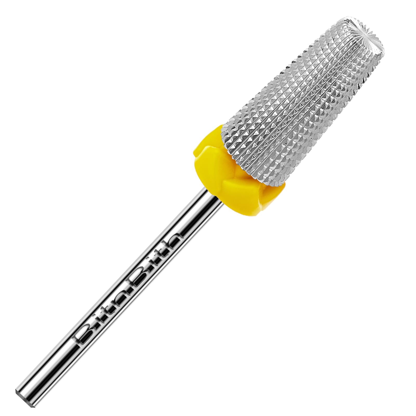 Brocas de uñas 5 en 1, brocas profesionales de carburo de 3/32 pulgadas para uñas multifunción, eliminación rápida de acrílico de gel duro para cutículas, manicura y pedicura, rotación