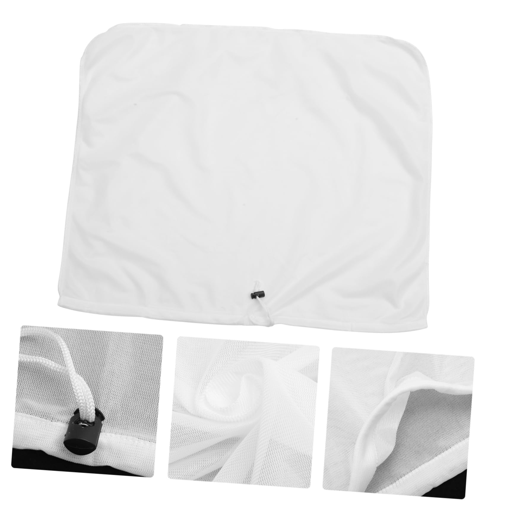 DINHEAROM Large Reusable Brew Bags with Drawstring Extra Large Fine Mesh Strainer for Home Brewing Juice Wine and Nut Milk Washable and Versatile Filtering