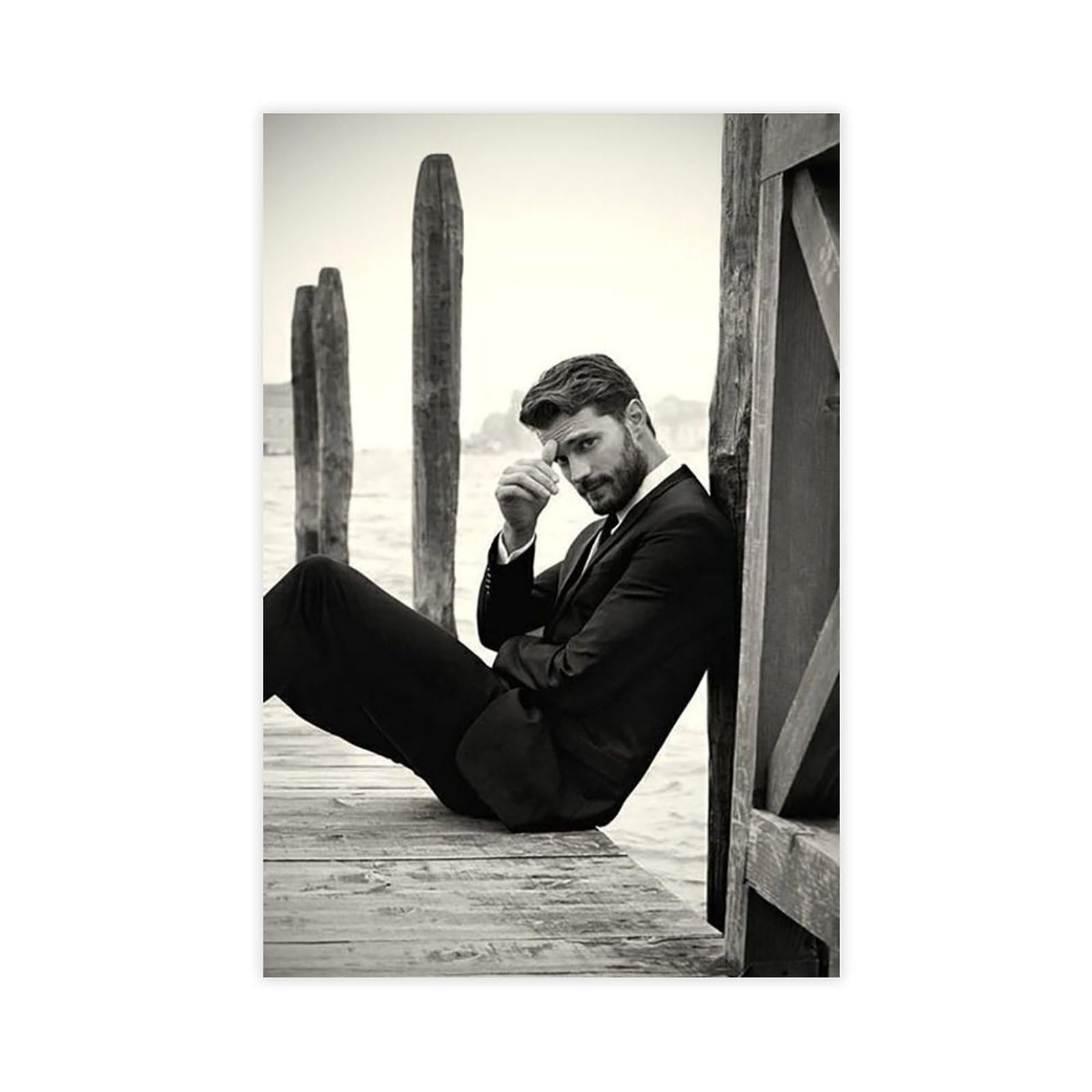 Phthdb Unframe-Style Actor Jamie Dornan Poster Canvas Poster Office Decor Gift