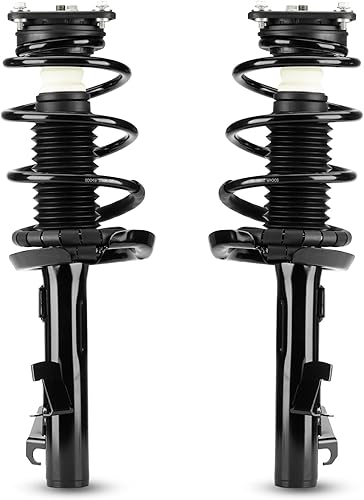 Amortiguadores delanteros izquierdo y derecho con resortes helicoidales para Mazda 3 2004-2013, Mazda 5 2006-2010 Reemplazo para 172263 172264