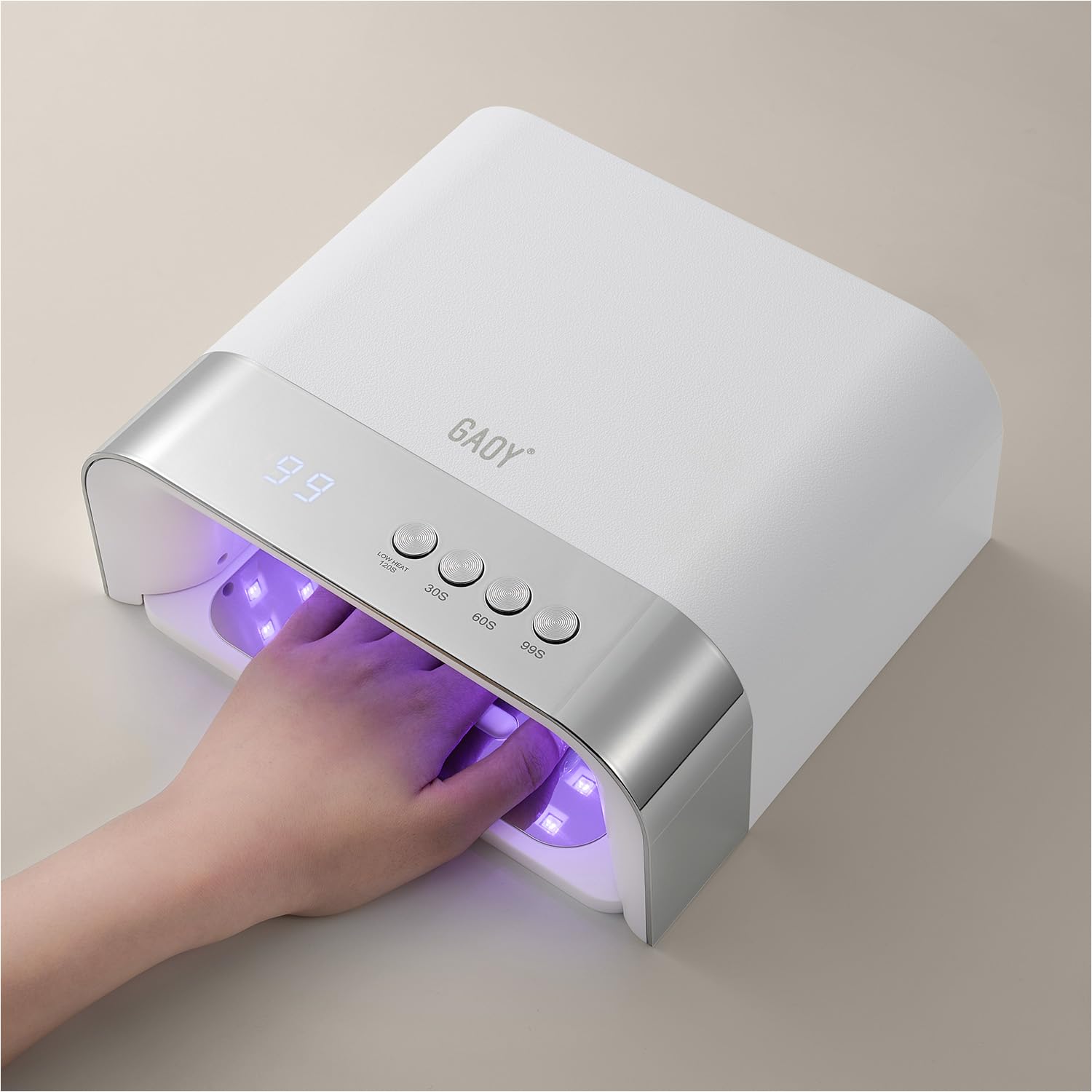 GAOY professional UV nail lamp with big cavity design