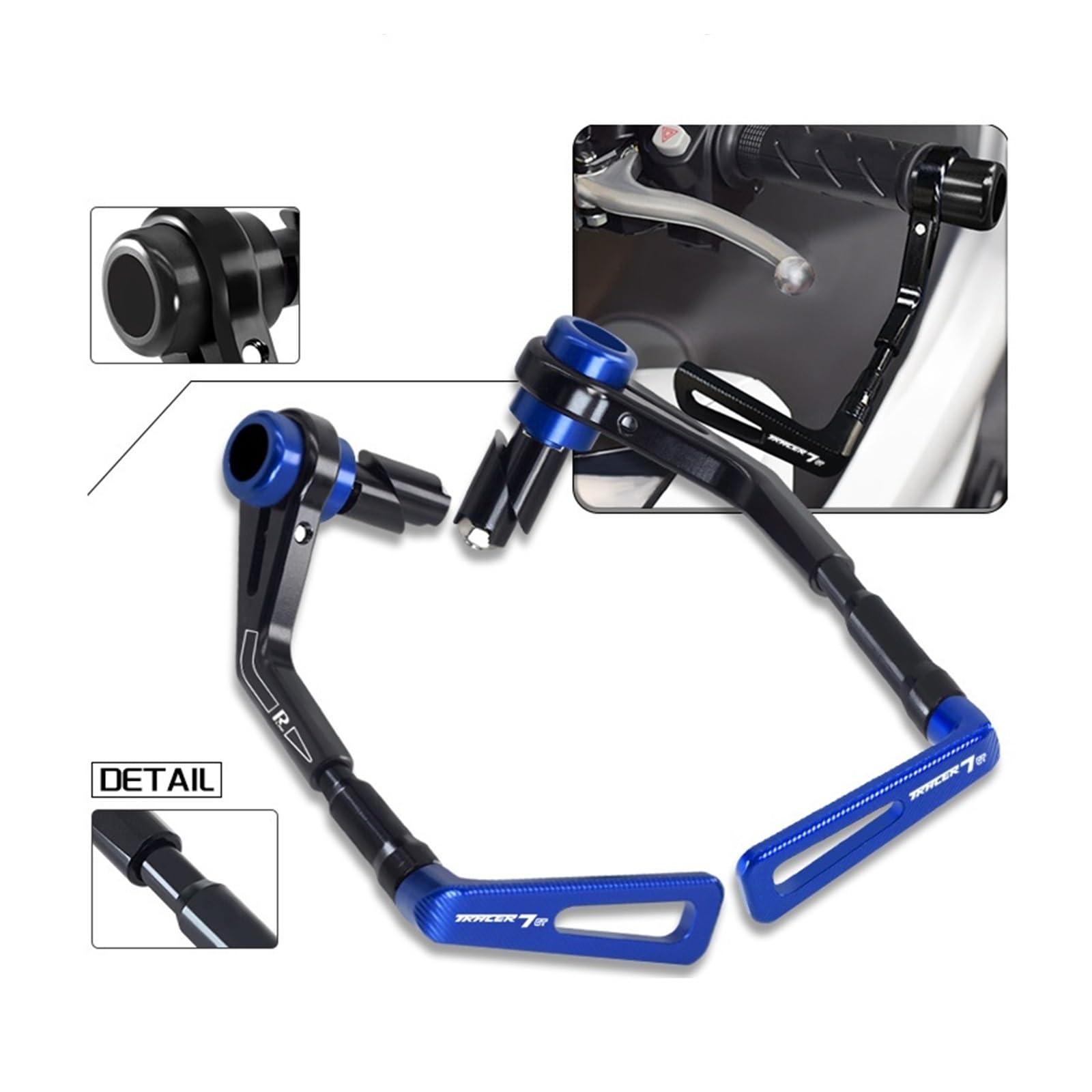 Motocicleta Protector Embrague Freno Puños De Manillar De 7/8" (22 Mm) para TRACER7 GT 7gt 9GT 2025, Protectores De Palanca De Embrague De Freno.