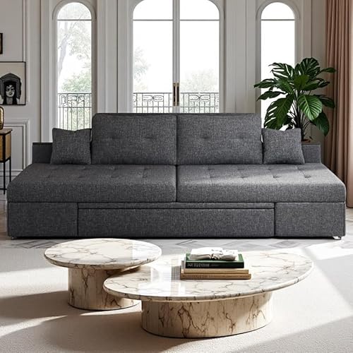 YITAHOME 5-in-1 Sleeper Sofa, Convertible Sofa Bed