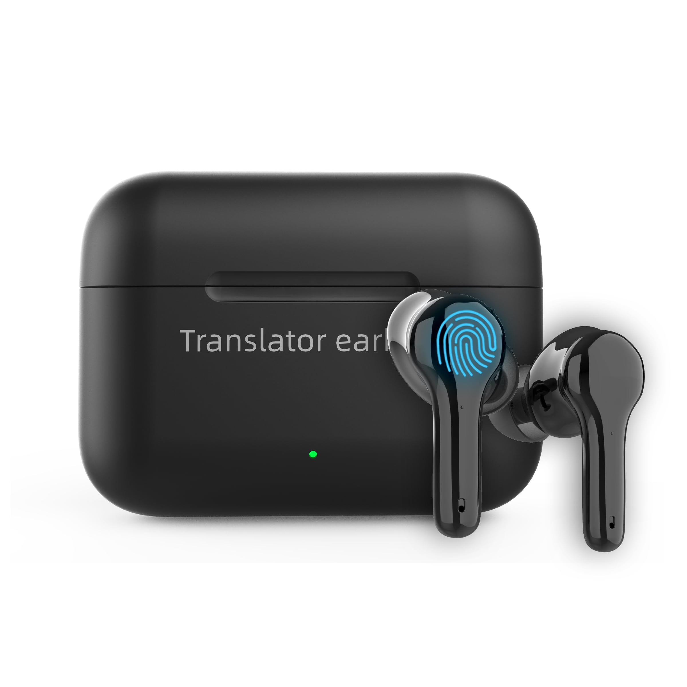 Anfier AI Translation Earbuds Real Time M6 Translator Earbuds Earphones 98% Accuracy and Fast Response Support 144 Languages for Android iOS with