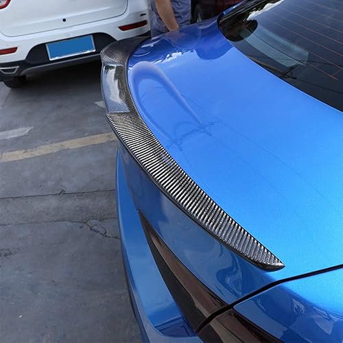 Miniatura 3 de YIWANG Alerón de fibra de carbono para tapa de maletero de coche para Alfa Romeo Giulia 2015 2016 2017 2018 2019