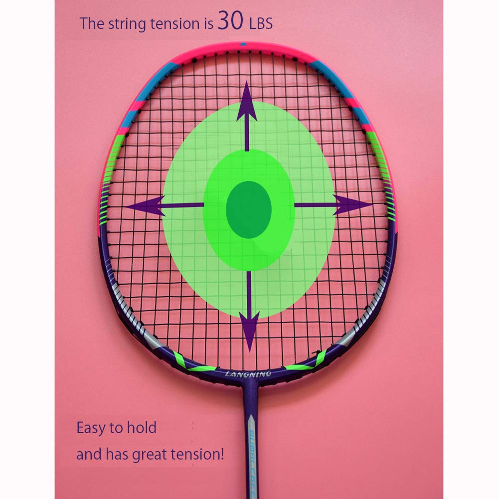 Langning The Lightest Badminton Racket Series from, Full 100 Carbon