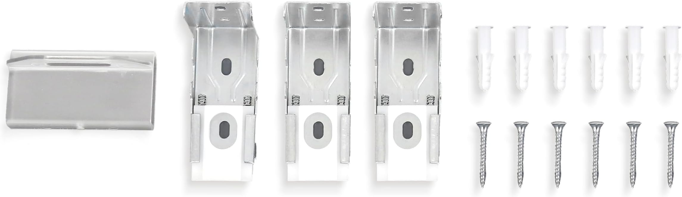 AOSKY Free-Stop Roller Shade Accessories, Replacement Installation Brackets, Easy to Install Roller Blinds Repair Kit