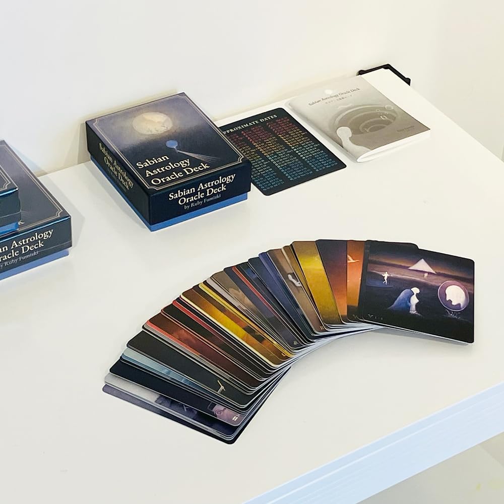 Amazon.co.jp: サビアン占星術オラクル ｜ 文月ルビー ｜ カード72枚