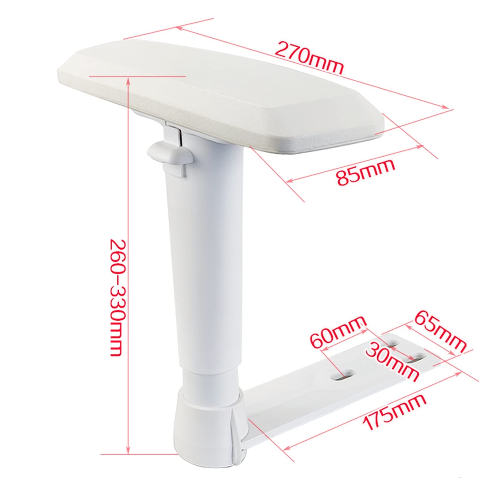 Reemplazo del Reposabrazos De La Silla (Color : B, Size : A Pair)