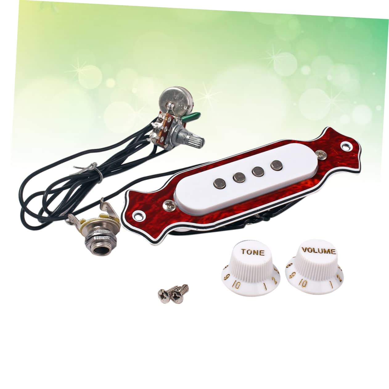 3pezzi Pickup Per Chitarra Acustica Corde Pickup Metallico Per Chitarra Box Con Magneti Sostituzione Per Strumenti Musicali