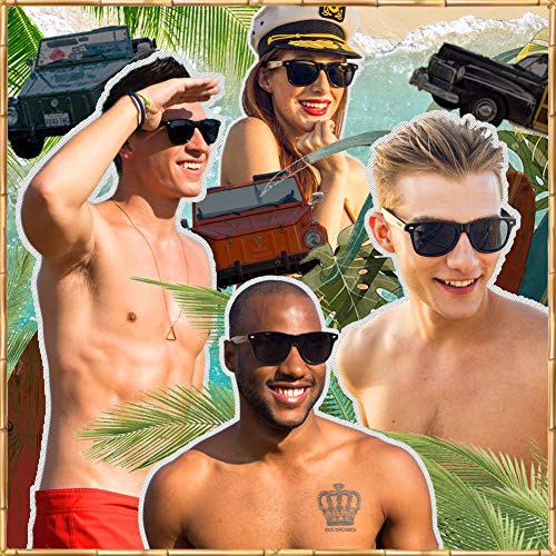 Woodies Zebra Wood Classic Black Sunglasses for Men and Women | Dark Polarized Lenses | 100% UVA/UVB Protection4