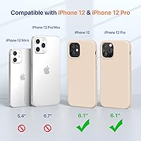 Vista 1298 de Miracase Funda diseñada para iPhone 13 Pro Max con protector de pantalla, [forro de microfibra suave antiarañazos], funda protectora de silicona