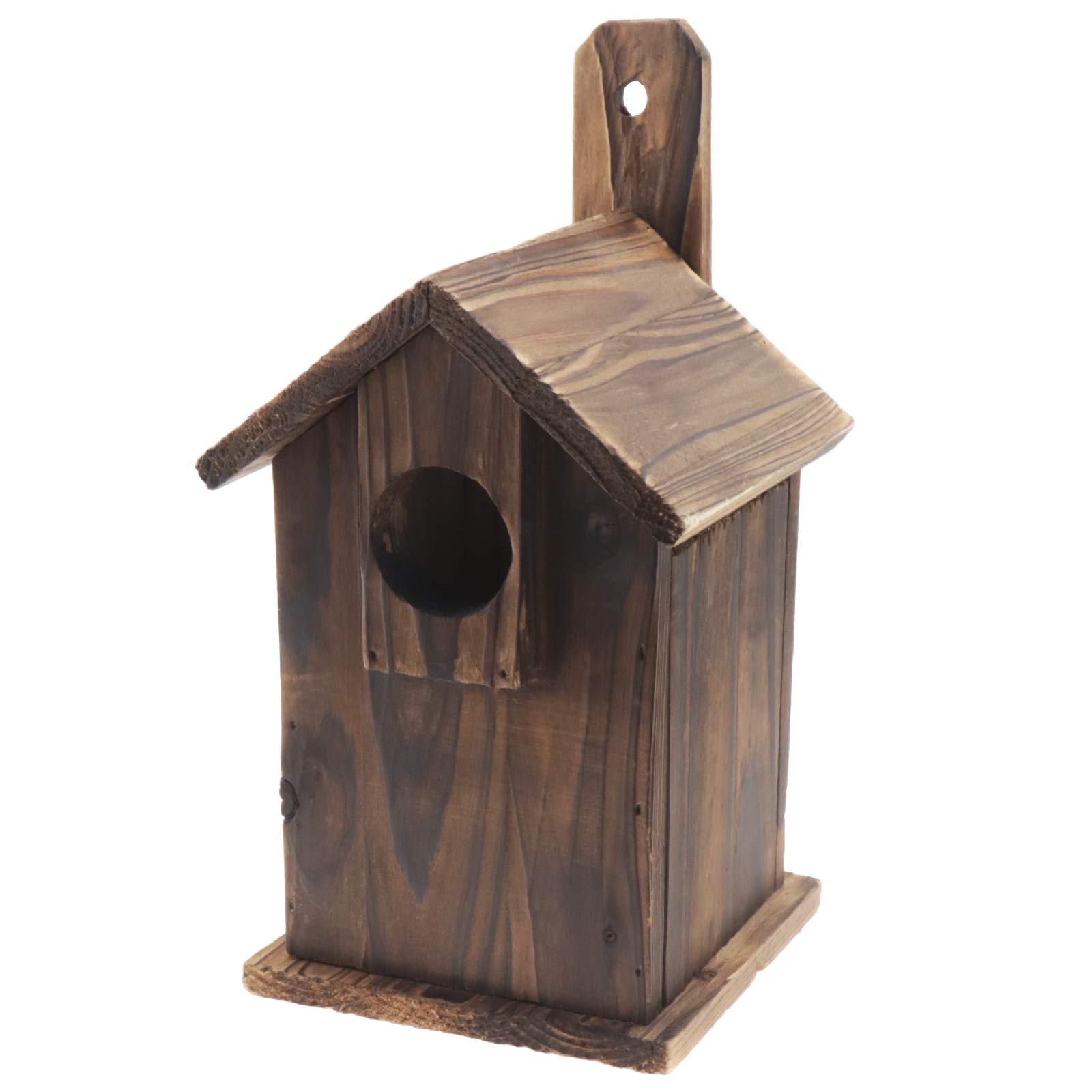 SING F LTD Wooden Bird House Wild Bird Multi-Purpose Nesting Box Traditional Nest Box Solid Wood Weatherproof for Robin & Different Kinds of Birds