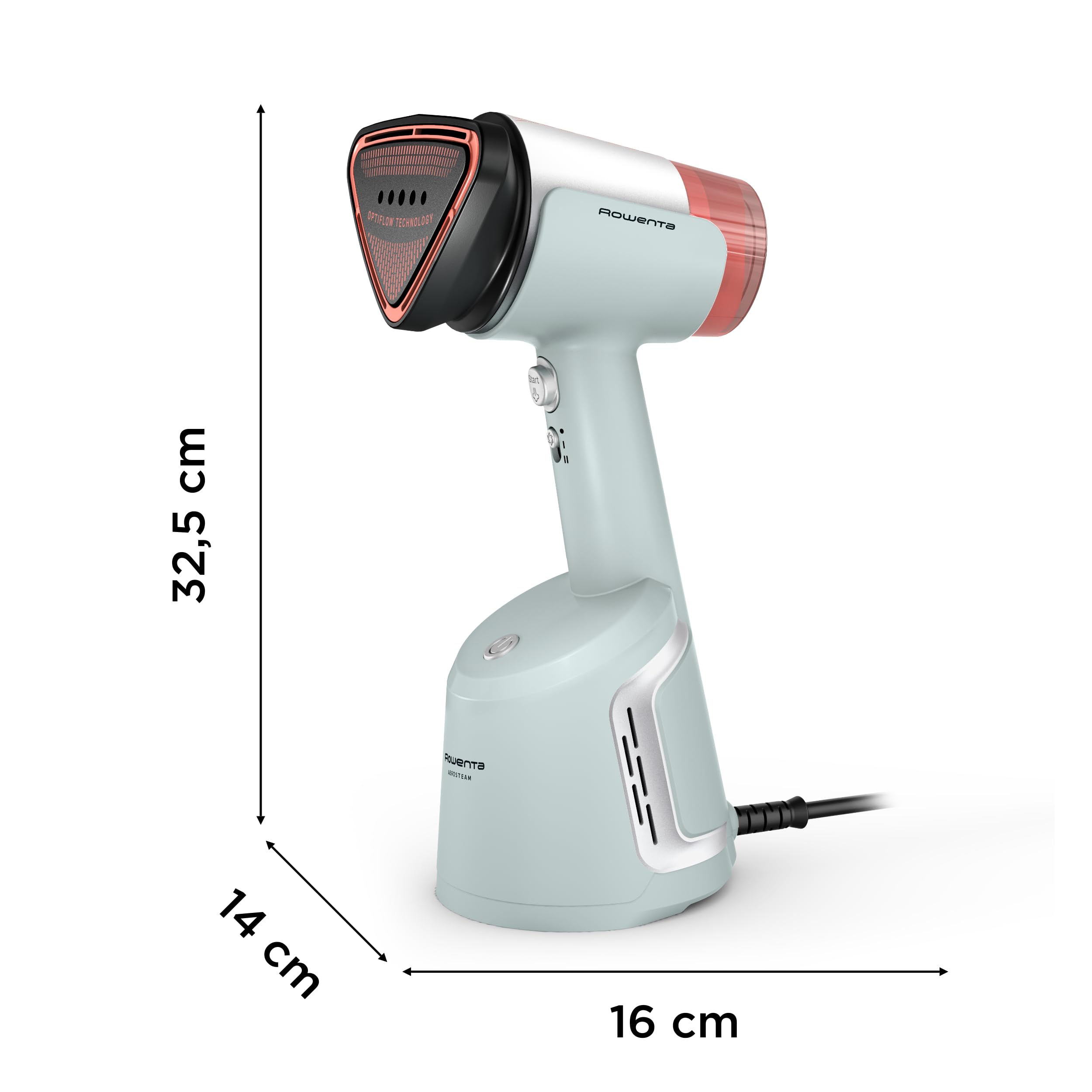 ROWENTA AeroSteam, Stiratrice Verticale, Risultati come il Ferro da Stiro, Stiratrice per Capi Rapida e Intuitiva, Efficienza Energetica, DR9814F0