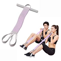 2025 New Yoga Pedal Resistance Fabric Band with Handles Anti-Broken Elastic Sit Up Pull Rope for Strength Training