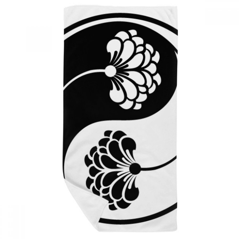 Serviette de bain bouddhiste pour peau sensible grand gant de toilette doux 35x70cm
