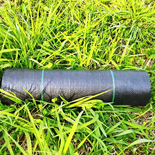 Extraeasy EX001 Garden Weed Barrier Landscape Fabric,Weed Block Fabric Heavy Duty 3.2Oz,Woven Mulch thumb #6