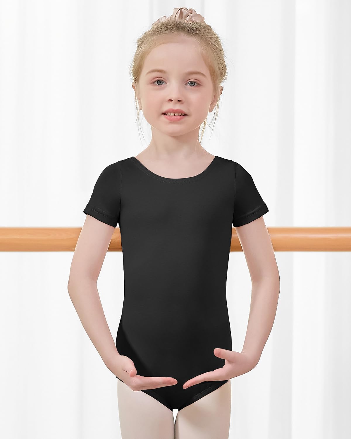 Century Star Leotards for Girls Short Sleeve Ballet Leotard Girls -Dance Gymnastics Toddler Bodysuit Kids Outfits - Image 2