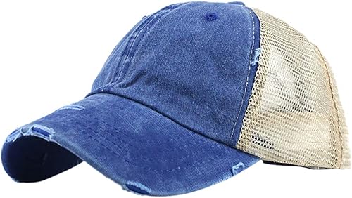 Sombrero de camionero desgastado para hombres y mujeres sombrero de malla de verano para papá cómodo y liso gorra de pesca a presión regalos para