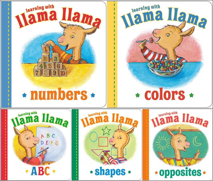 Image of Learning With Llama Llama Series 5 Books Set (Board Books)