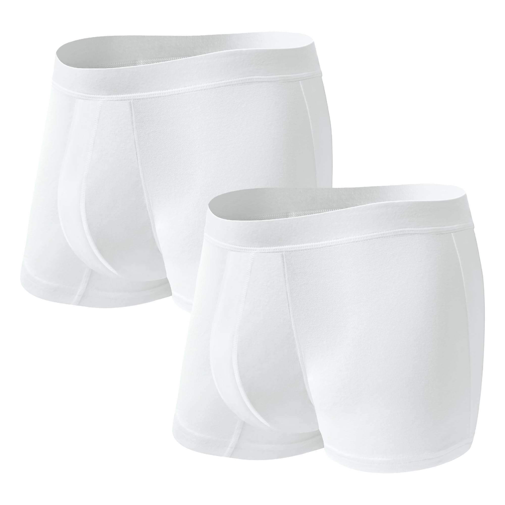 Ropa interior lavable para incontinencia urinaria para hombres, calzoncillos tipo bóxer para protección contra fugas de vejiga, paquete de 2